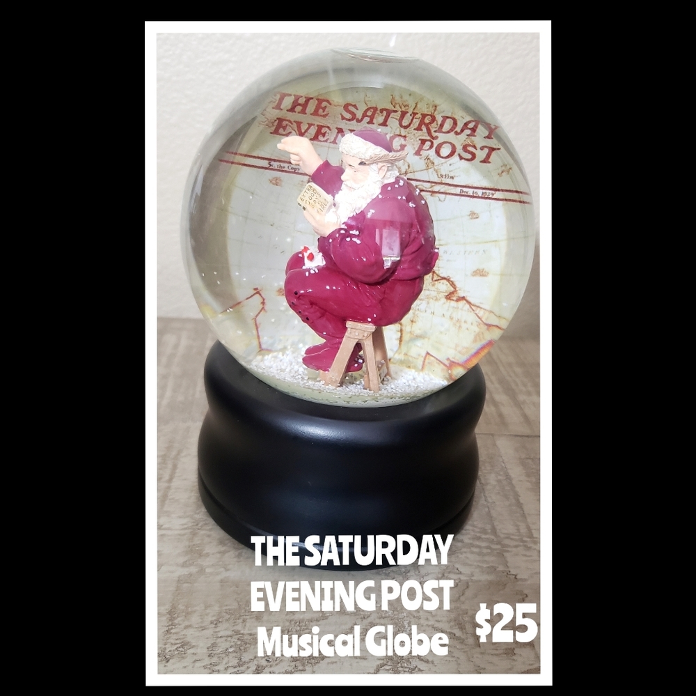 Saturday Evening Post Musical Globe